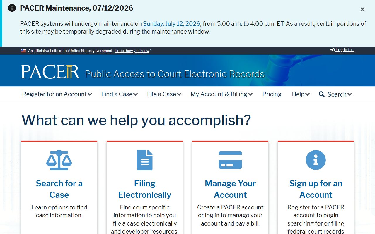 Screven County court records PACER federal case access