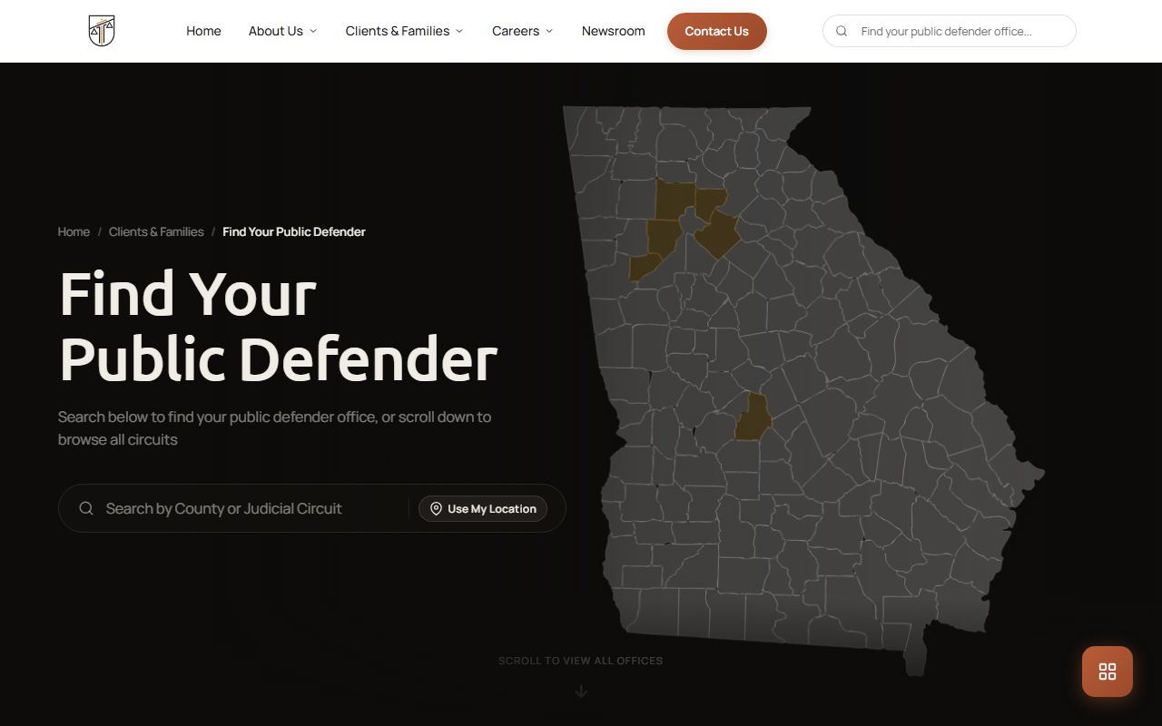 Screven County criminal court records Ogeechee Circuit public defender page
