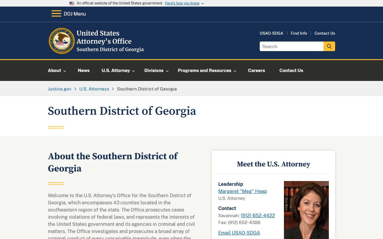 Screven County warrant records Southern District of Georgia federal source